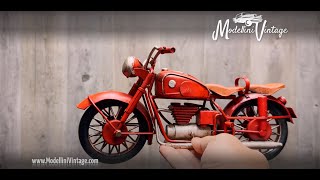 Modellino Vintage motocicletta depoca [upl. by Matland77]