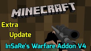 InSaRes Warfare Addon V4 Extra Update  Minecraft Pocket Edition [upl. by Eirased]