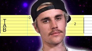 Lonely  Justin Bieber  Guitarra Tutorial [upl. by Egdamlat384]