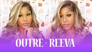 Outre Perfect Hairline Glueless 13x6 HD Lace Front Wig  REEVA  Fully HandTied EBONYLINECOM [upl. by Ailadgim443]