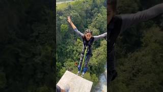 Funiest Bungee jumping bungeejumping naanveshana trending facts shorts viralvideo viralshort [upl. by Aleck]