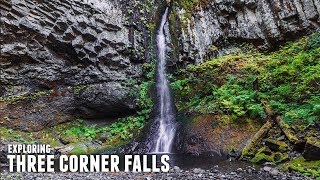 Three Corner Falls  WA [upl. by Llyrehc]