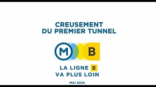 Fin de creusement du 1er tunnel  Connexion Ligne B [upl. by Varick53]