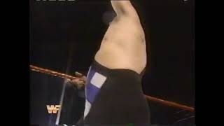 Ludvig Borga vs Jobber Mike Moraldo WWF Wrestling Challenge 1993 [upl. by Nahamas]