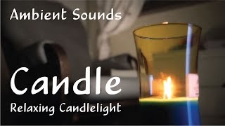 Relaxing Candle Sound  Ambient  woodwick crackle  1 HOUR [upl. by Kenley11]