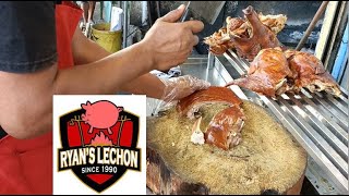 CRISPY RYANS LECHON IN LA LOMA MANILA PH [upl. by Lizabeth]