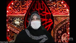 Arabaeen Majlis by Khanum Tayyaba Bukhari  20th Safar 1442  NewYork Mominaat [upl. by Noraf]