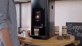 FreshGround 310 Touch  Fully automatic vending machine for coffee specialties [upl. by Karel]