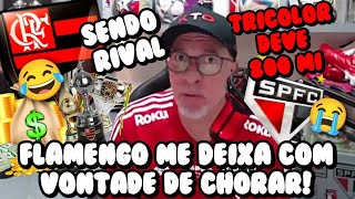 TRICOLOR REVELA INCÔMODO COM A DIFERENÇA DE PATAMAR PARA O FLAMENGO KKKKK [upl. by Petunia]