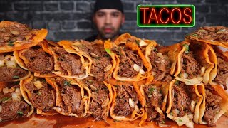 ASMR NO TALKING BIRRIA TACOS MUKBANG [upl. by Arimat]