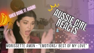 Morissette  “EMOTIONS  BEST OF MY LOVE” Reaction Australian REACTS [upl. by Harden]