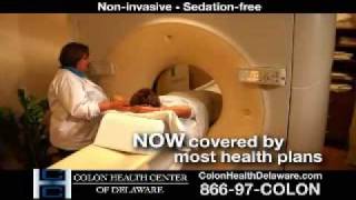 Virtual Colonoscopy at Colon Health Center of Delaware TV Ad 1 [upl. by Olnay822]