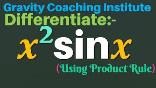 Differentiate x 2 sin ⁡x  Derivative of x square sin x  Class 11 [upl. by Helve]