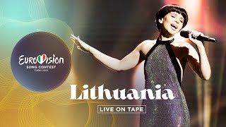 Monika Liu  Sentimentai  Lithuania 🇱🇹  Live On Tape  Eurovision 2022 [upl. by Nyahs]