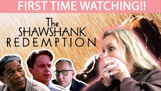 SHAWSHANK REDEMPTION 1994  MOVIE REACTION  FIRST TIME WATCHING [upl. by Lucretia]