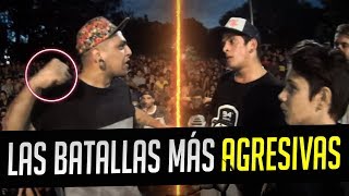 Las Batallas más AGRESIVAS y de TENSIÓN en la HISTORIA del Freestyle [upl. by Stets]