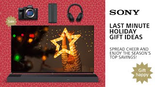 Sony  Last Minute Holiday Gift Ideas [upl. by Earej]