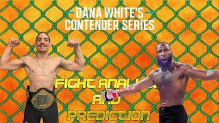 Contender Series Jonathan Micallef vs Mohamed Ado Fight Analysis amp Prediction Week 10 [upl. by Naut]