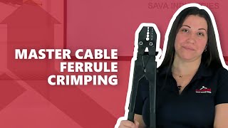 A StepbyStep Guide to Crimping Cable Ferrules with Hand Tools [upl. by Borlow]