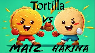 cuál es mejor Tortilla de Maíz vs tortilla de Harina satiragastronomica comedy humor comedia [upl. by Atteynad]