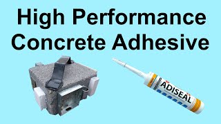 Concrete Adhesive – Glue Items to Concrete  Strong Flexible Waterproof amp Durable [upl. by Dnalyar]