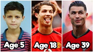 Cristiano Ronaldos Incredible Transformation  From Age 1 to 39  Aging Like Fine Wine ronaldo [upl. by Netsirc981]