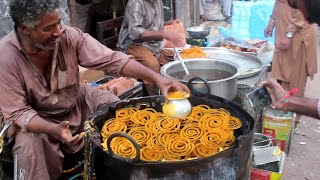 GRATO JALEBI 😋 FAMOUS WINTER FOOD IN RWP PAKISTAN  گراٹو جلیبی بنانے کا طریقہ  GRATO JALEBI RECIPE [upl. by Dearden]