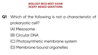 TopMCQ cell the unit of Life NCERT line by line  NCERT Based Biology MCQ for NEET 2024  NEETupdate [upl. by Nanam]