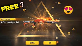 How to get New Red Apocalyptic M1014 ❤️  Gift  FreeFire [upl. by Schouten]