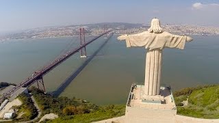 Cristo Rei 🗽 Aerial View [upl. by Coke854]