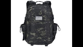 CVLIFE Tactical Military Backpack for Men Hiking Day Pack 40L Molle Backpack [upl. by Evoy73]