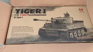 Taigen 116 RC Tiger Tank 1 Late Version Unboxing  TankUMuch [upl. by Ennaul]