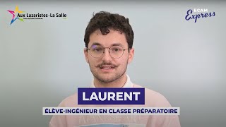 Laurent élève en classe préparatoire ECAM LaSalle associée au lycée Aux Lazaristes La Salle [upl. by Glennis]