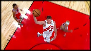 Jakob Poeltl TURNS BACK THE CLOCK  Raptors vs Wizards [upl. by Daisy]