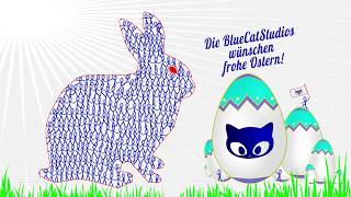 Ostervideo Frohe Ostern wünschen die Blue Cat Studios ostervideode [upl. by Ziladnerb1]