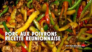 Sauté de porc aux poivrons arcenciel  un régal coloré [upl. by Ecraep298]