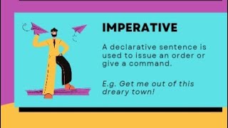 Imperative sentences in english grammar writing with rules and examples [upl. by Affra]