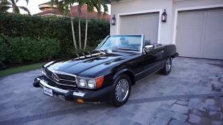 1989 Mercedes Benz 560SL Roadster Review and Test Drive by Bill  Auto Europa Naples [upl. by Cacie]