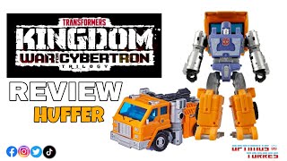 REVIEW  HUFFER  TRANSFORMERS KINGDOM  MINIBOTS [upl. by Dranrev553]