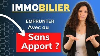 Investir dans limmobilier  Emprunter sans apport  Experte Bancaire [upl. by Kopple]