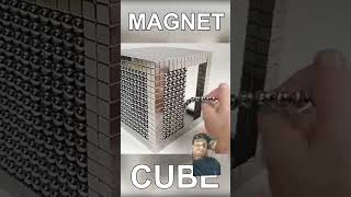 Magnet cube magnet games 🎯 magnet experiment gameshorts magnetshow asmr utubeshorts [upl. by Anama]