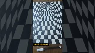 Illusion drawing youtubeshorts art zentangle [upl. by Carpio892]