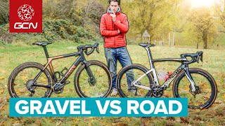 Road Bike Vs Gravel Bike 6 Key Differences [upl. by Cirdnek]