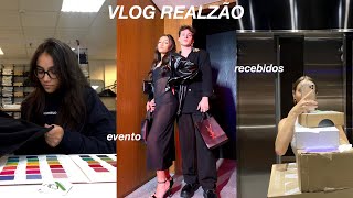 VLOGÃO evento da YSL recebidos amp rotina no escritório [upl. by Yelsnit161]