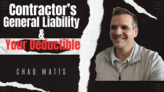 Contractors General Liability amp Your Deductible  more than Short [upl. by Amsed966]