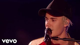 Justin Bieber  Love Yourself amp Sorry  Live at The BRIT Awards 2016 ft James Bay [upl. by Murtagh]