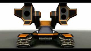 BattleZone 2  ISDF Rocket Tank lowrider style [upl. by Handy]