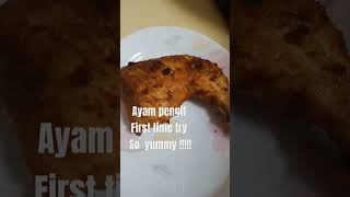 Ayam pengitfried chicken first time try so yummy viral food chilli chillipaste chicken [upl. by Brenn832]