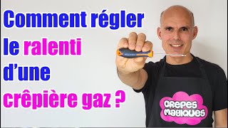 Comment régler le ralenti de votre crêpière gaz Krampouz [upl. by Bret851]