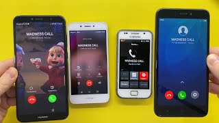 Huawei Y6 2018 Vs Xiaomi Mi 4X  Honor 6A Vs Samsung Galaxy S1 Plus  Incoming amp Outgoing Call [upl. by Nnad]